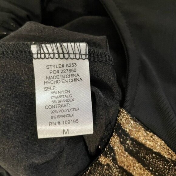 New Julia Metallic Lace Body Suit Animal Print Romantic Dark Sexy Date Night - Picture 6 of 9